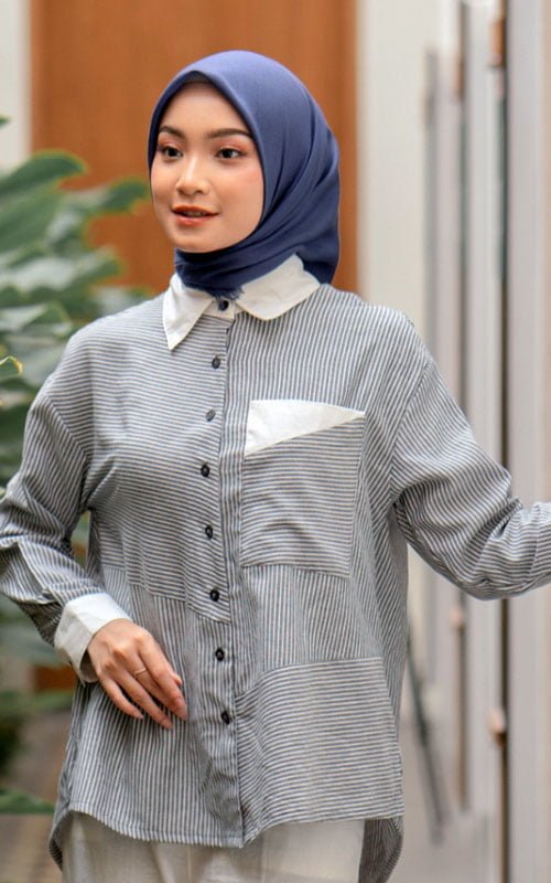 T76 ALICIA SHIRT BACK TO WORK SERIES by TUNIQUE (4) ALICIA SHIRT BACK TO WORK SERIES by TUNIQUE - Image 4